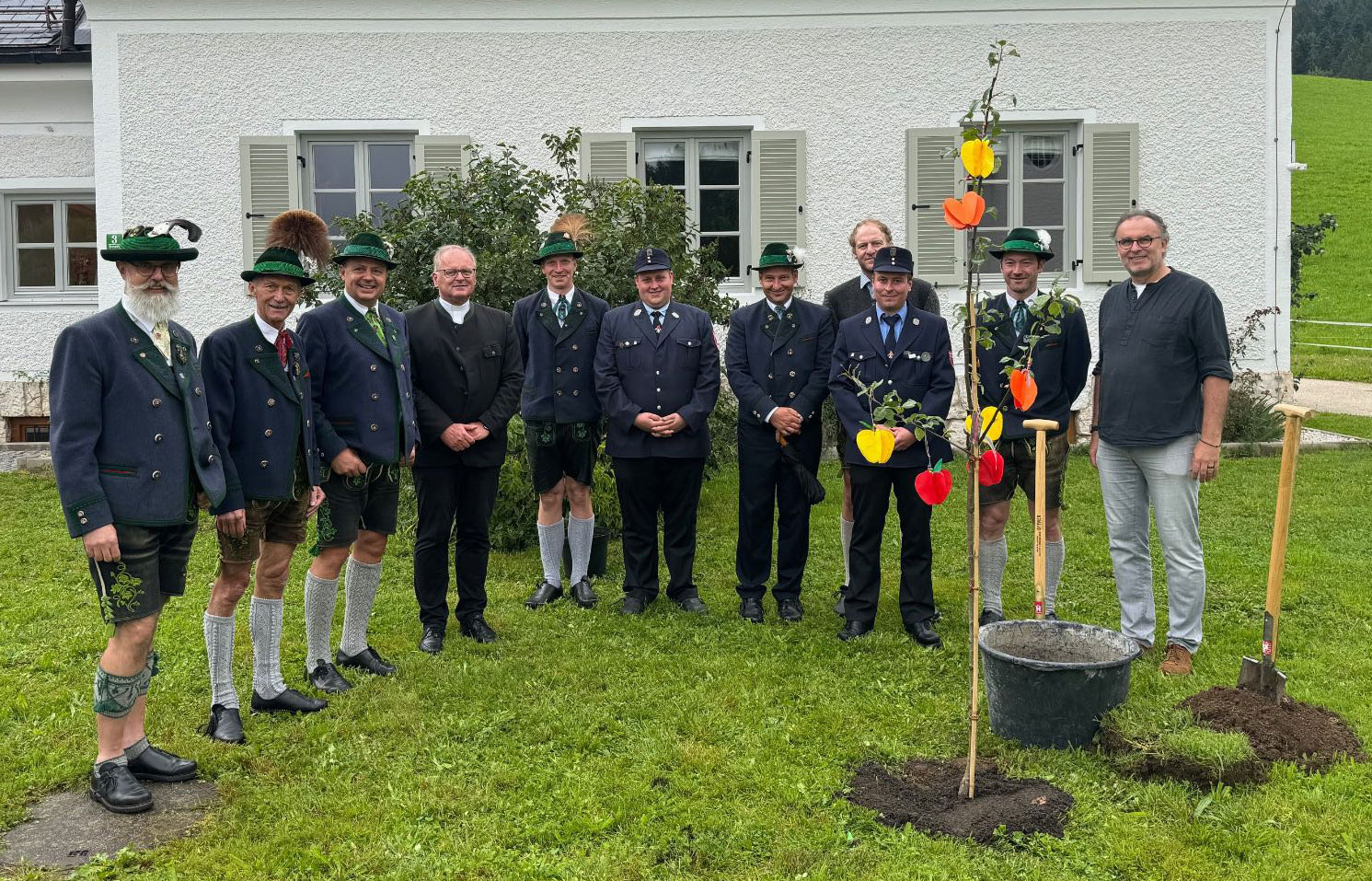 Baumpflanzung auf der Au