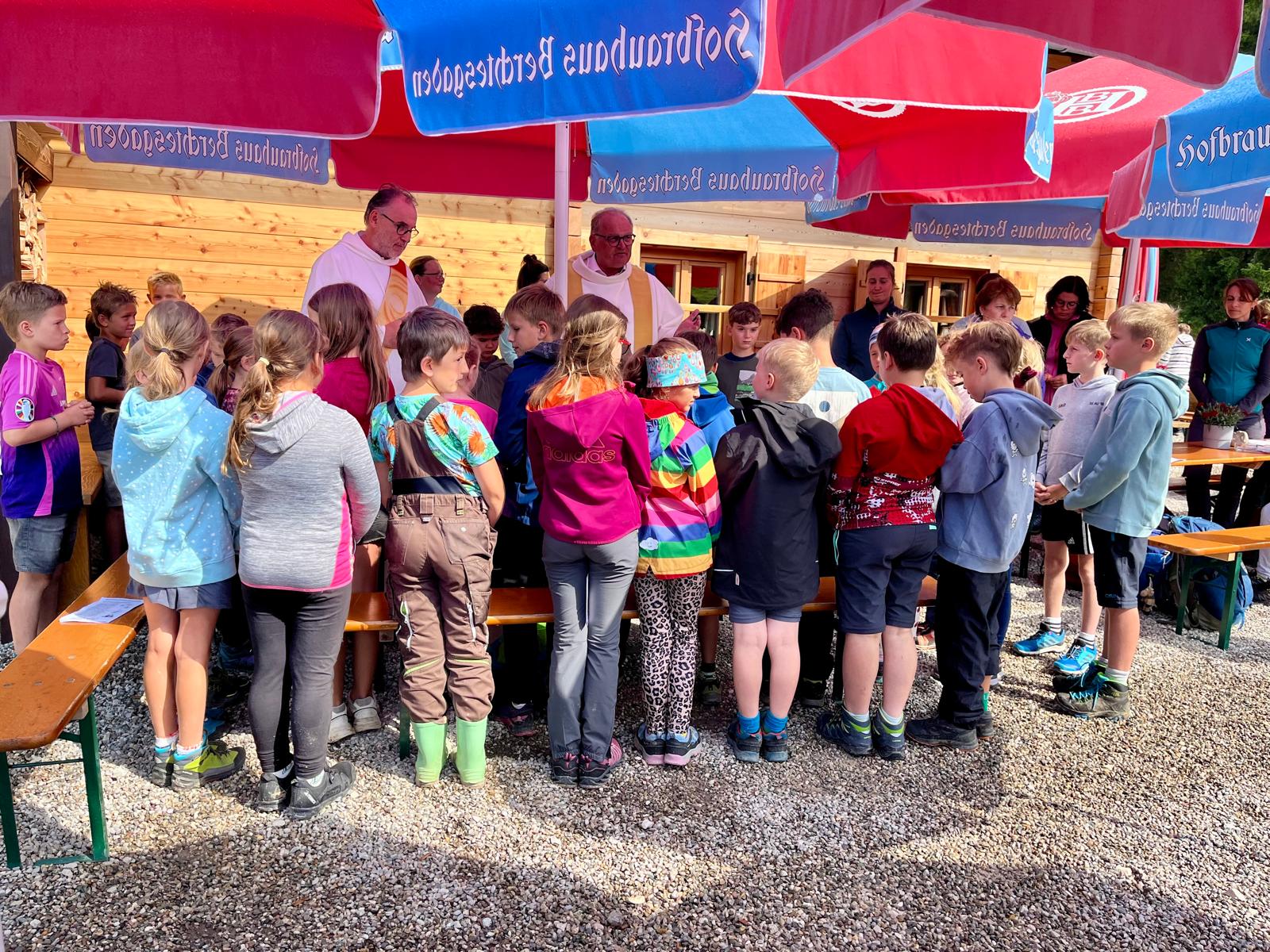 Sonnenschein bei der Eúcharistie