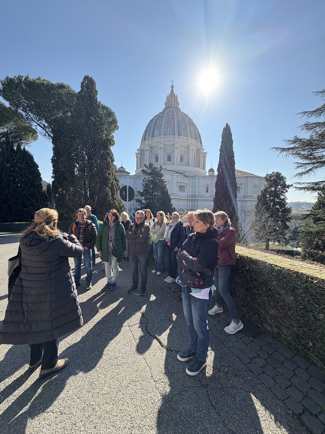 In den Vatikanischen Gärten