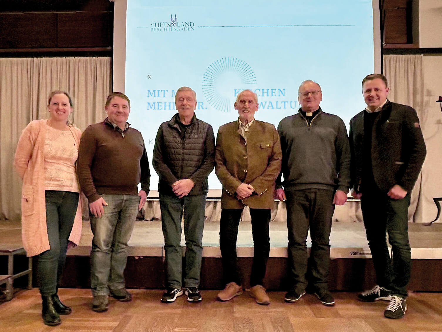 Gruppenbild der Kirchenverwaltung St. Nikolaus Marktschellenberg